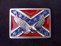Confederate Flag with Eagle