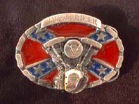 Confederate Flag Dixie Biker