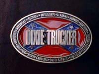 Confederate Flag Dixie Trucker