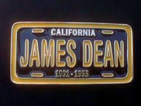 1931-1955 Black California James Dean Belt Buckle