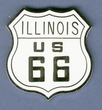 Illinois US Route 66 Hat Pin