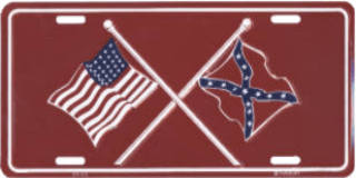 USA Flag / Rebel Confederate Flag