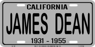 1931-1955 Silver California James Dean Hat Pin