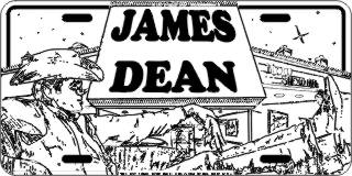 Movie Theater James Dean Metal License Plate